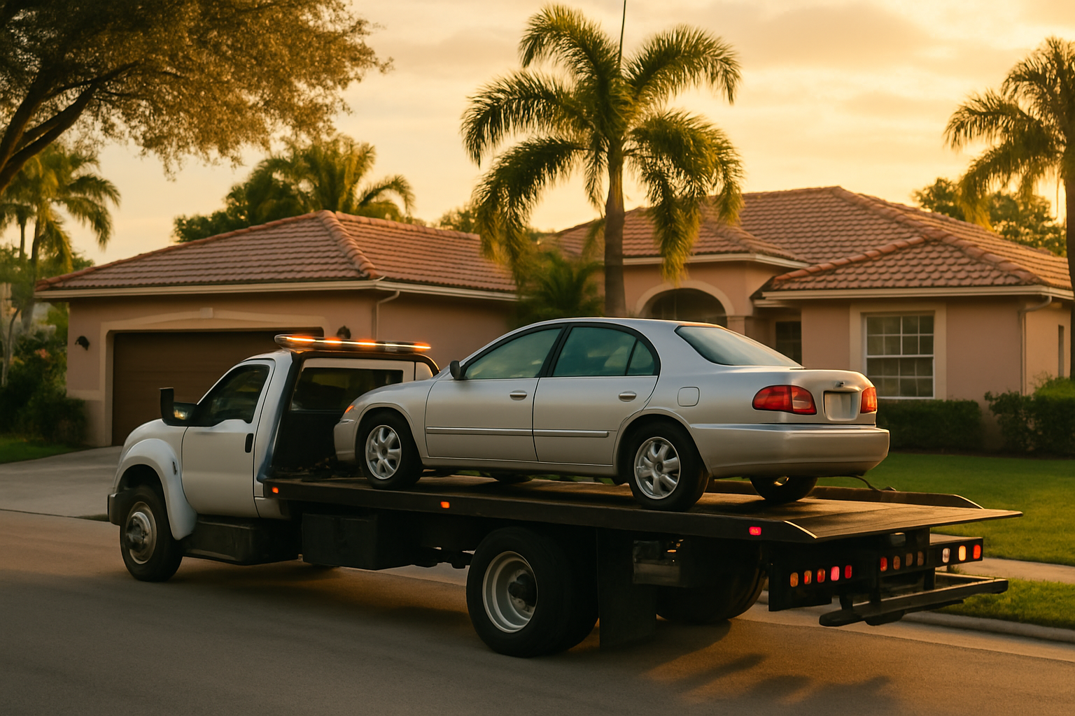 Vehicle donation moment in Coral Springs